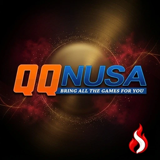 Layar panduan masuk akun qqnusa setelah APK terpasang di Android